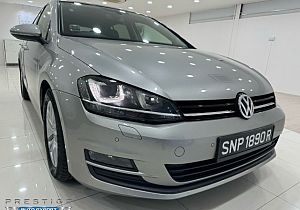 Volkswagen Golf A7 1.4 TSI HID Sunroof 2015 Push Start Silver